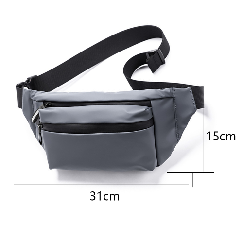Τσάντα μέσης Crossbody για άνδρες και γυναίκες, μεγάλης χωρητικότητας ρυθμιζόμενη 1