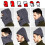 Κουκούλα Balaclava Fleece, Αντιανεμική μάσκα προσώπου από ύφασμα fleece για σκι, 4