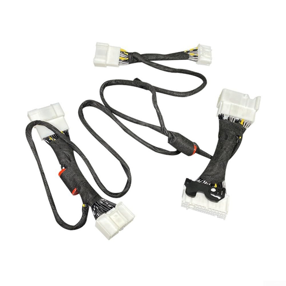 Car 8Pin To 14Pin Audio Upgrade Adapter Cable With Capacitor Abs Speaker Activation Harness 20202023 Models 12V Black 9001264345112