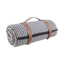 Wanderlust Picnic Blanket Waterproof Padded Camping Blanket Foldable Bluecream