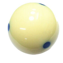 Bola blanca de entrenamiento de alto rendimiento para billar, control preciso, ayuda de entrenamiento versátil con construcción ligera y portátil,