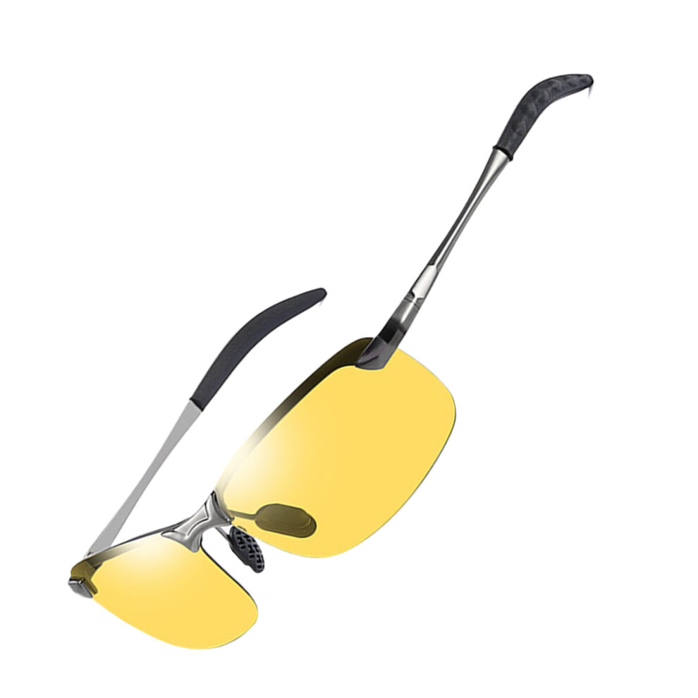 Photochromic Safety Glasses For Men Uv400 Polarized Driving Eyewear Outdoor Cycling Fishing Biking Hiking Golf Yellow 9119770185600