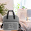 Gray sewing machine carrying bag with storage for accessories 3