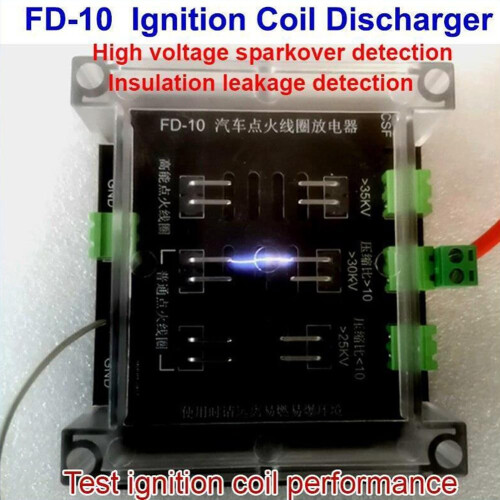 1 PCS 10 Ignition Arrester Flashover Performance Tester Black Leakage Detection Flashover  Voltage Tester 2