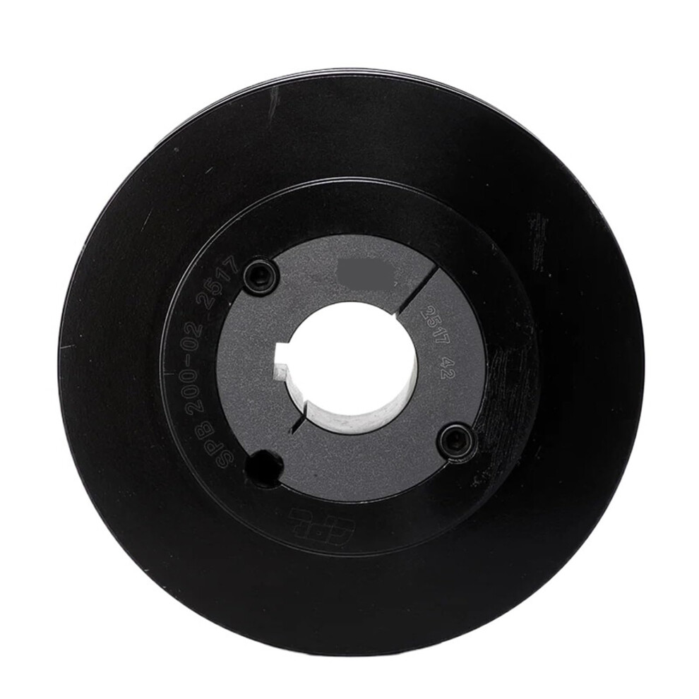 Vtype Timing Pulley Double Groove 207Mm Od, 200Mm Pitch Diameter, 2517 Bushing, Model 200022517 Bore 25Mm 9001264341411