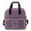 Sewing Machine Tote Bag, Multiple Pockets, Shoulder Strap, Dark Purple, Gray 1