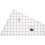 3/4/5pcs Quilting Ruler Sewing Ruler Templates for Patchwork Embroidery Crafts Clear Acrylic Quilting Patchwork Ruler Ref: 5774 4