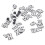 37Pcs Brief Schuh Charme Anzahl Muster PVC Schöne 8