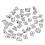 37Pcs Brief Schuh Charme Anzahl Muster PVC Schöne 4
