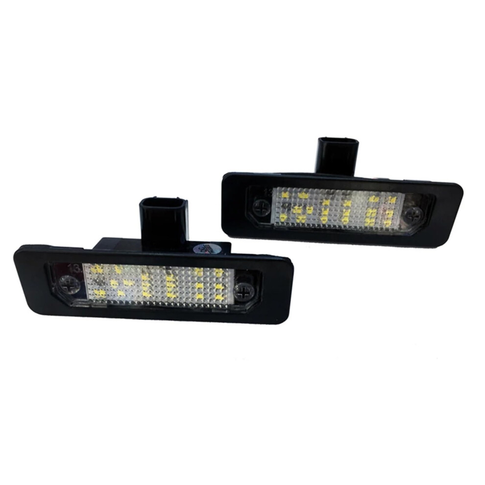 Number Plate S For Mustang, Ford Flex, Fusion, Taurus, Focus Canbus Led License Plate 2Pack Light 9119770187246