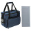 Sewing machine carrying case with multiple storage pockets, sewing machine carrying case with detachable shoulder strap in blue 1