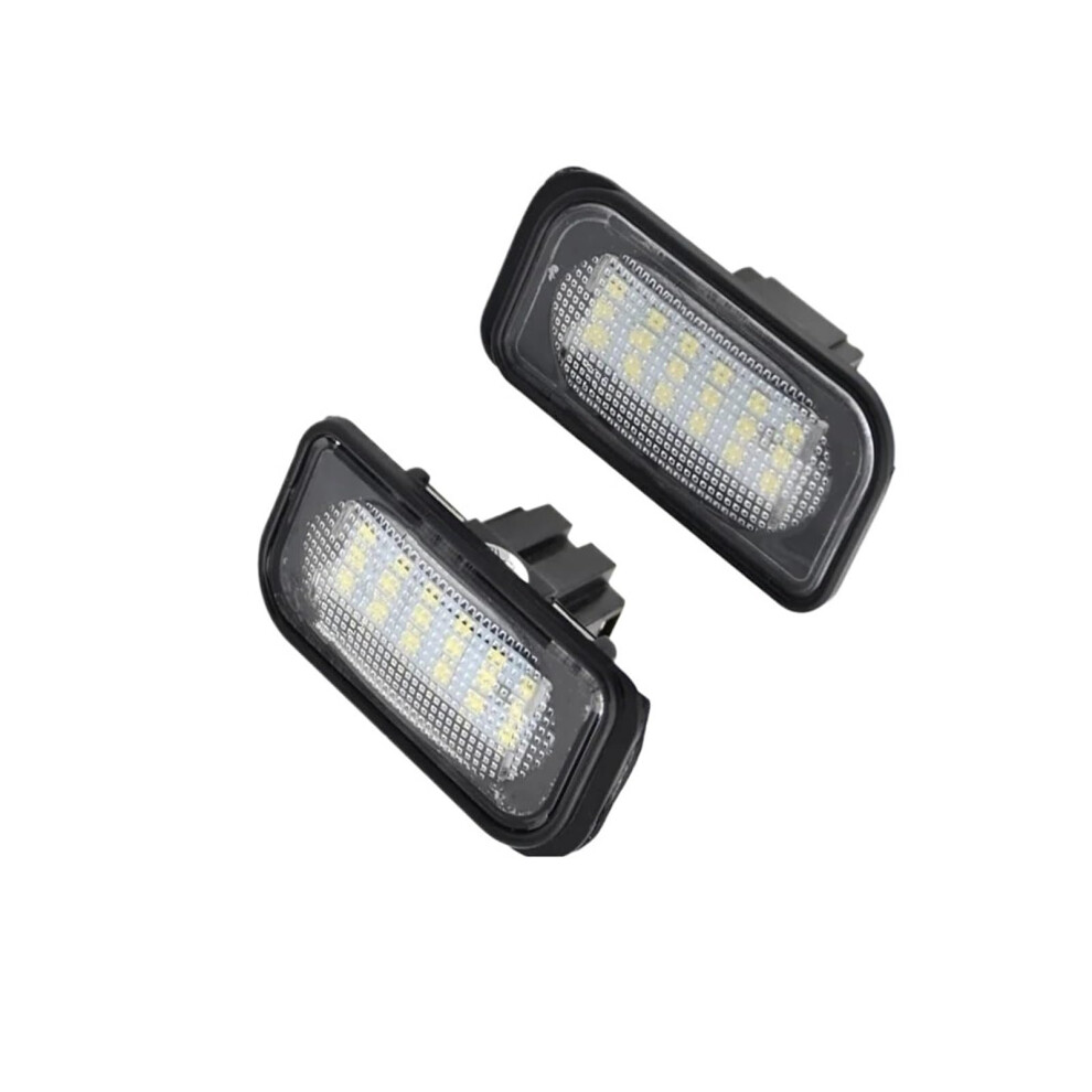 LED License Plate Lights No Error Waterproof for Mercedes Benz C CLK Class W203 C209 W209