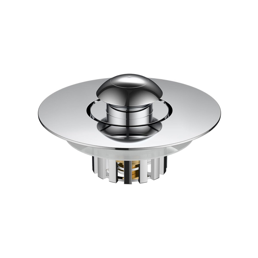 Rustproof Metal Popups Drain Stoppers Removable Filter Basket Fits Most Bathtubs Universal Fit Bathtub Drain Plug 9339159735312
