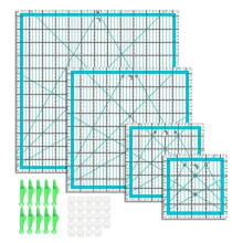 4piece quilting ruler, quilting rulers and templates, square quilting ruler, fabric cutting ruler for quilting and sewing