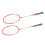 LEIJIAER Badmintonschläger-Set für 2 Spieler, 6