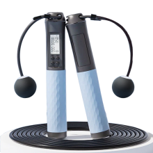 Digitales Springseil für Indoor-Fitness, cooles LED-Lichtseil mit rutschfestem Griff, verstellbares Springseil, komfortables Sport-Fitnessseil für