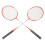 LEIJIAER Badmintonschläger-Set für 2 Spieler, 2