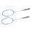 LEIJIAER Badmintonschläger-Set für 2 Spieler, 4