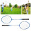 LEIJIAER Badmintonschläger-Set für 2 Spieler, 11