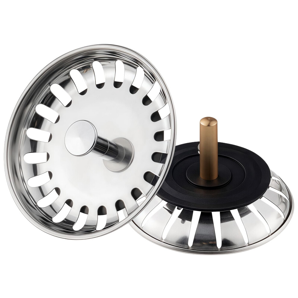 8Mm Hole Size Sink Drain Cover Rustproof Debris Filter Basin Stopper For 80 To 82Mm Basins Prevents Pipe Blockage 9119770187550