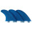 3pcs Removable Kitesurfing Fins Surfing Blue 1