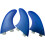 3pcs Removable Kitesurfing Fins Surfing Blue 3