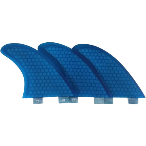 3pcs Removable Kitesurfing Fins Surfing Blue 1