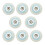 Roller Skate Wheels 80mm 90A 8Pack Inline LED Flashing Blue Replacement Wheels 1