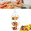 3-Tier Hanging Basket for Kitchen Storage, Rust-Resistant Iron Wire Fruit and Vegetable Organizer with Detachable Layers, Space-Saving Solution Multi- 5