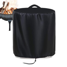 Outdoor Fire Pit Cover 74x46cm, Fits Patio Fire Pits, Garden Backyard Protector, Rain Cover