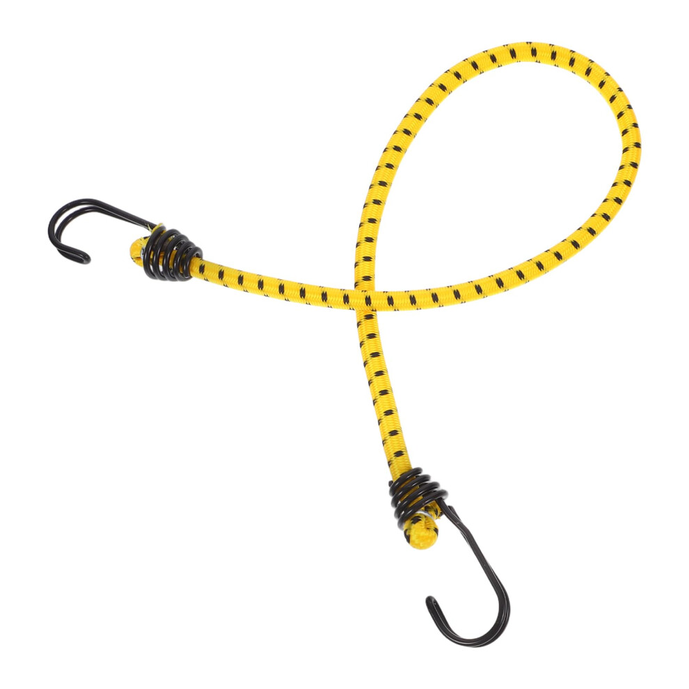 Adjustable Bungee Ropes Climbing Ropes Durable Outdoor Guy Ropes Replacement For Tent Pole Cord Elastic Rope For Diy Yellow Emulsion 9119770187253