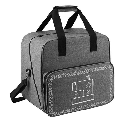 Sewing machine backpack, portable storage bag  Protective case, gray