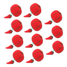 tomato shape man's quilt needles embroidery shaped tomato pincushion fabric PP cotton red