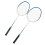 2PCS Professioneller Badmintonschläger mit 4