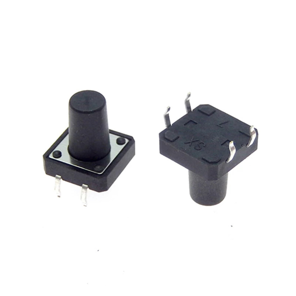 20Pcs 12X12x15mm 4Pin Dip Tact Push Button Switch Key Power Tactile Switches 12X12x15 12 * 12 * 15Mm Light Touch 9001264348939
