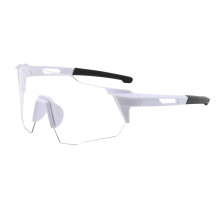 Cycling Photochromic Glasses Mountain Bike White Frame UV Protection Sunglasses For Running Driving Hiking Ski