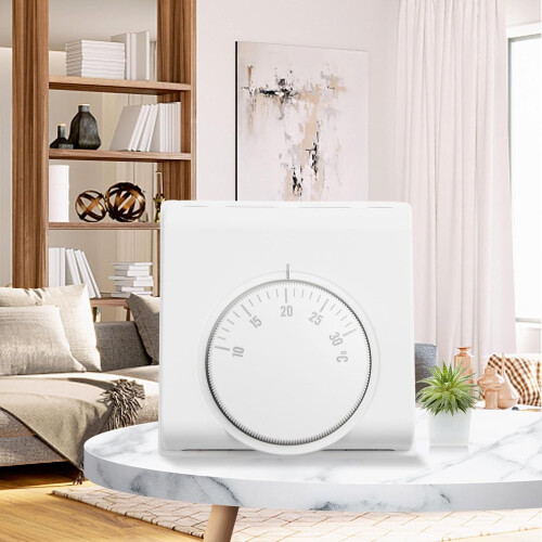 Flame Resistant Material For Central Heating Thermostat Model Safe Operation And Precise Temperature Management 2