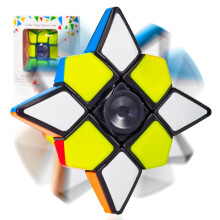 Original Fidget Spinner 3x3x1 Cube Spinner for Stress Relief, Kids Adults. Travel Game.