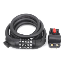 Lucchetto di sicurezza per bicicletta, speciale lucchetto antifurto portatile in lega di acciaio per freno a disco con combinazione resettabile,