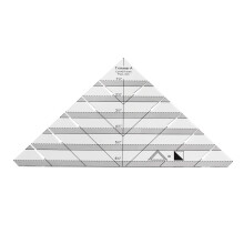 Acrylic specially shaped for triangle sewing needles, quilting, templates, fabric cutting