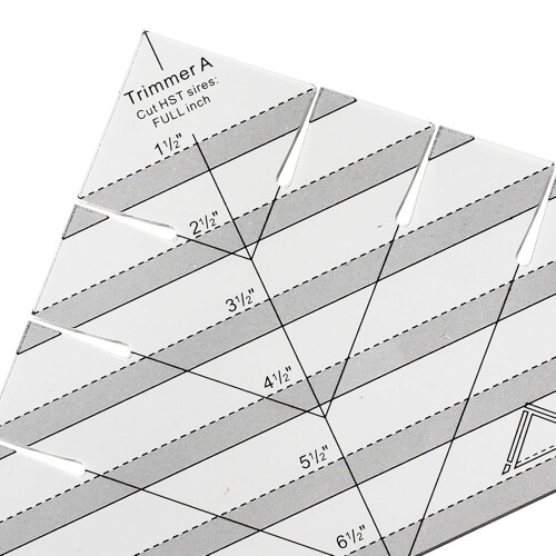 Acrylic specially shaped for triangle sewing needles, quilting, templates, fabric cutting 2