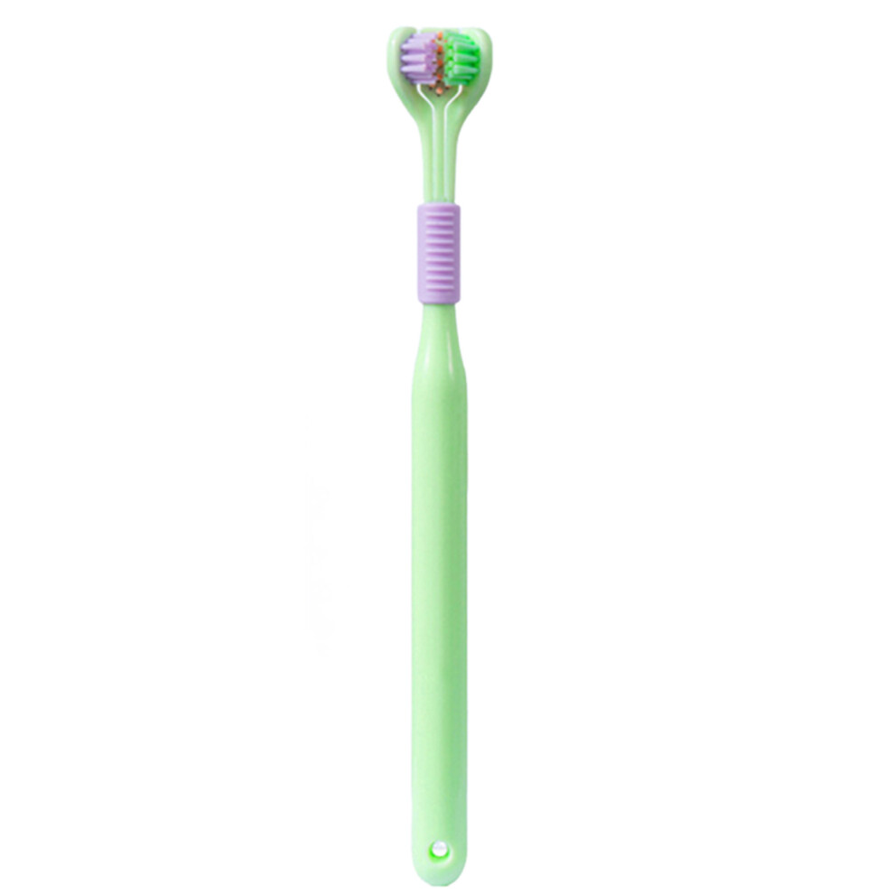 Green Soft Adult Toothbrushes For Sensitive Teeth And Gums