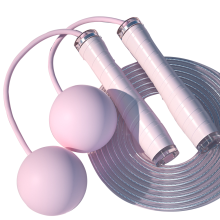 Professionelles Springseil für Fitness, ergonomisches Design, gewichtetes Springseil, leichtgängiges und schnelles Springseil mit verstellbarer