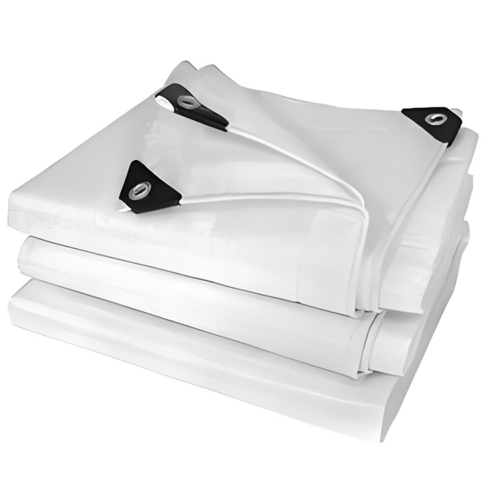 Durable, Waterproof White Tarp, 1.8 X 2.4 M And 1.8 X 3.6 M, Multipurpose Pvc Cover With Reinforced Edges. 9001264349592