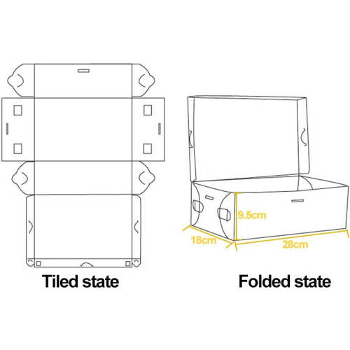 Clear Plastic Shoe Organizer Solutions Stackable, Ventilated and Breathable Multi-Layer Stacking Design Strong Load-bearing Shoe Storage Boxes, Foldab 1