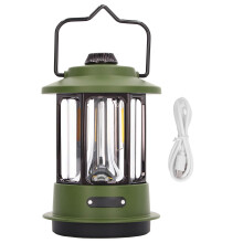 Lanterne portable à intensité variable avec chargement USB, lampe rechargeable de style vintage avec contrôle progressif de la luminosité et