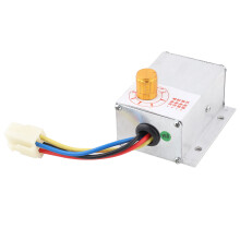 Motorbesturingskast 12V 250W geborstelde motor snelheidsregelaar met batterijconnector, overstroombeveiliging, aluminiumlegering behuizing,