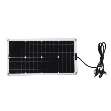 Solpanelkit för off-grid-applikationer, 100W monokristallin kisel solladdare med vattentät design och solcellsregulator, bärbar batteriladdare