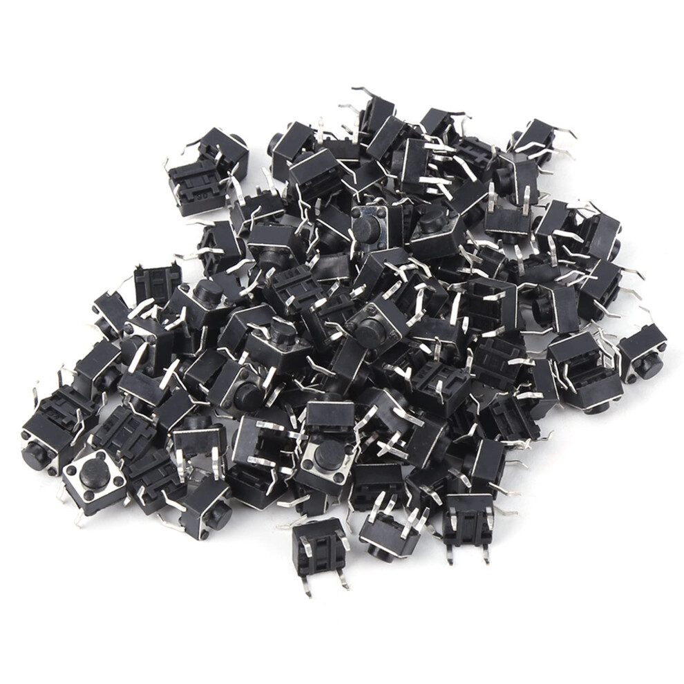 Micro Tact Switch 6X6x5mm Selfresetting Dc12v 100Pcs 9001264348861