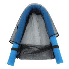 Silla de natación de malla flexible y ligera con forma de U, asiento flotante no inflable, silla de piscina de apoyo con estructura reforzada, ideal